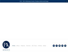 Tablet Screenshot of pbarchitects.co.uk
